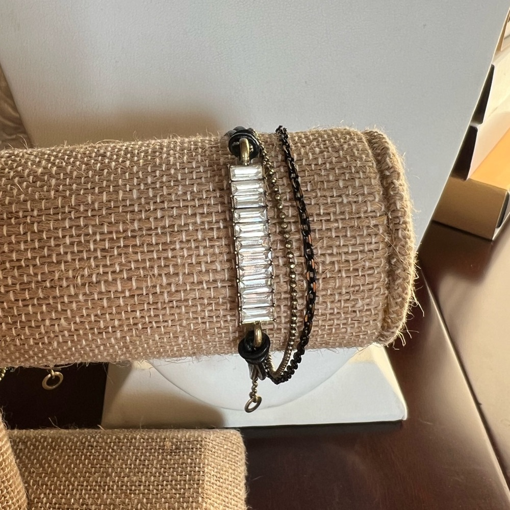 Chloe + Isabel Leather + Baguette Bracelet